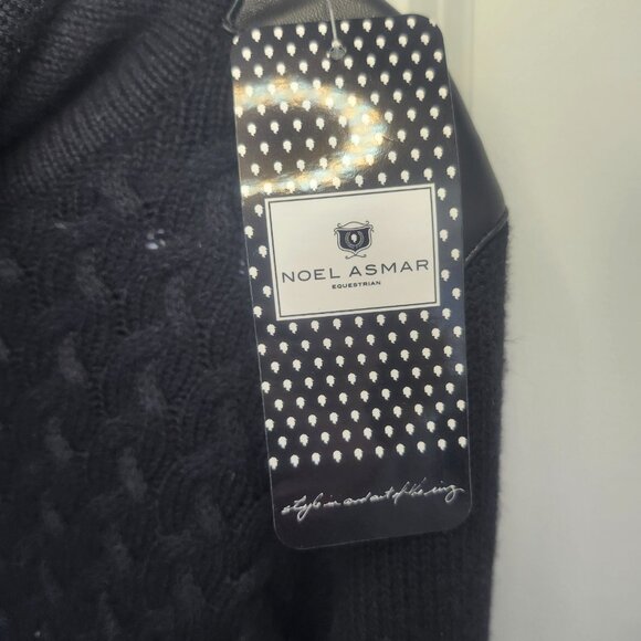 Brand New with Tags Noel Asmar Equestrian Wool and Cashmere Cowl Neck Sweater XL - Picture 2 of 5